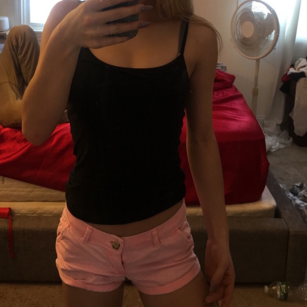 pink abercrombie shorts